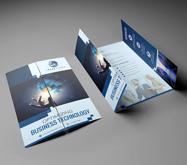 gate-fold brochure design