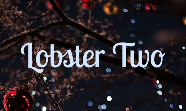 lobster two xmas font