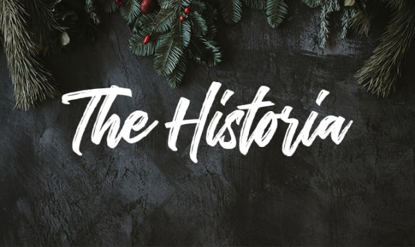 the historia xmas font