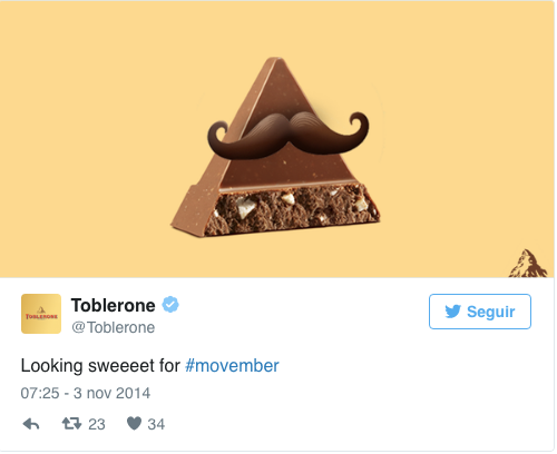 toblerone chocolate movember campaign