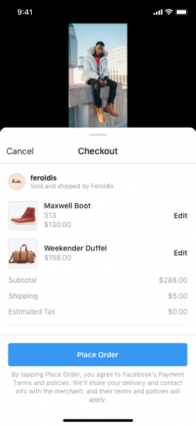 Instagram shoppable products