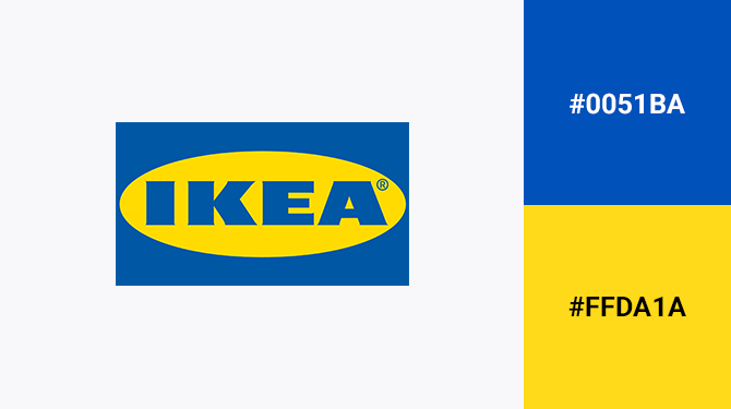 blue and yellow logo ikea