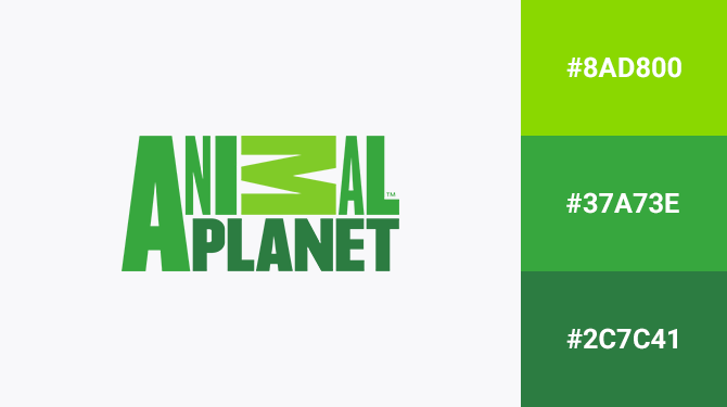 green logo animal planet