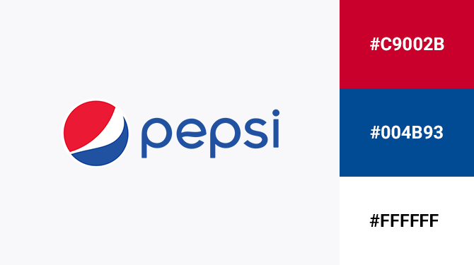 logos with red and blue pepsi