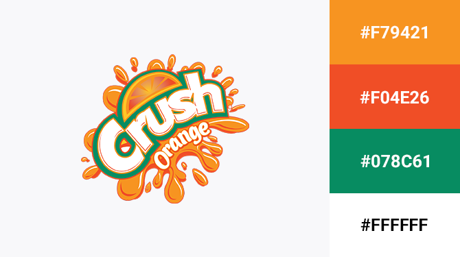 orange and green logo crush orange