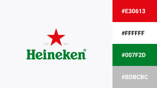 red and green logo heineken