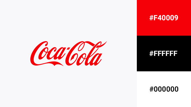 red and white logo coca cola