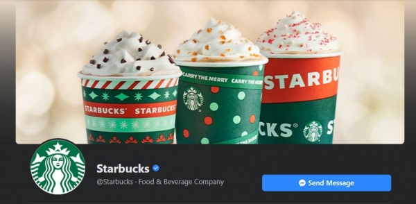 starbucks cover photo social media design