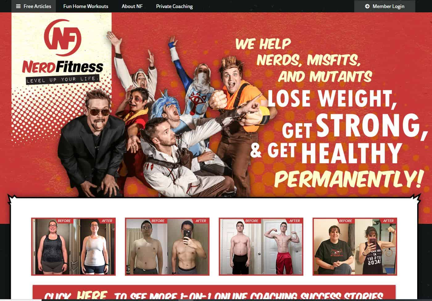 nerd fitness website