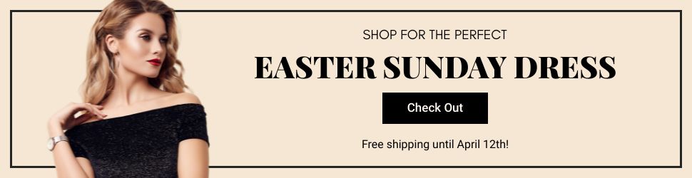 easter shopping website header