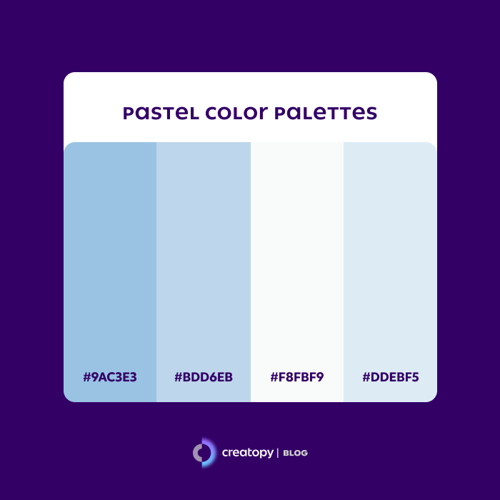 logo pastel color palettes