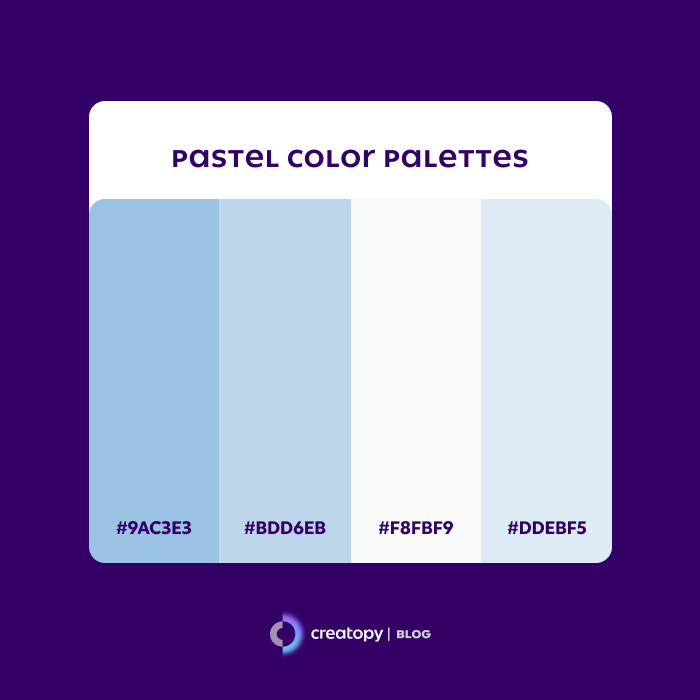 Color scheme palette image  Light blue color code, Blue color schemes, Baby  blue colour