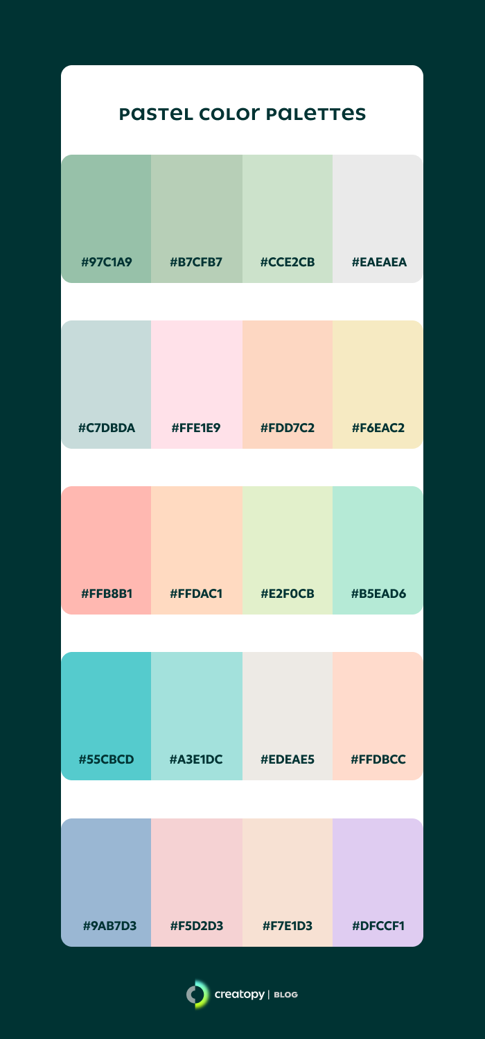 Bastante Cien A os En Necesidad De Dark Pastel Color Palette Remisi n 