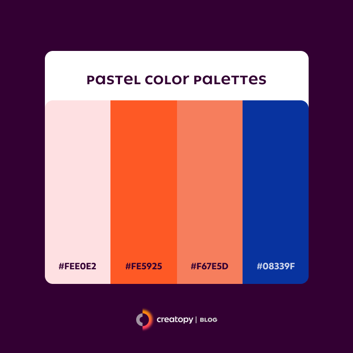 business card Color Palette