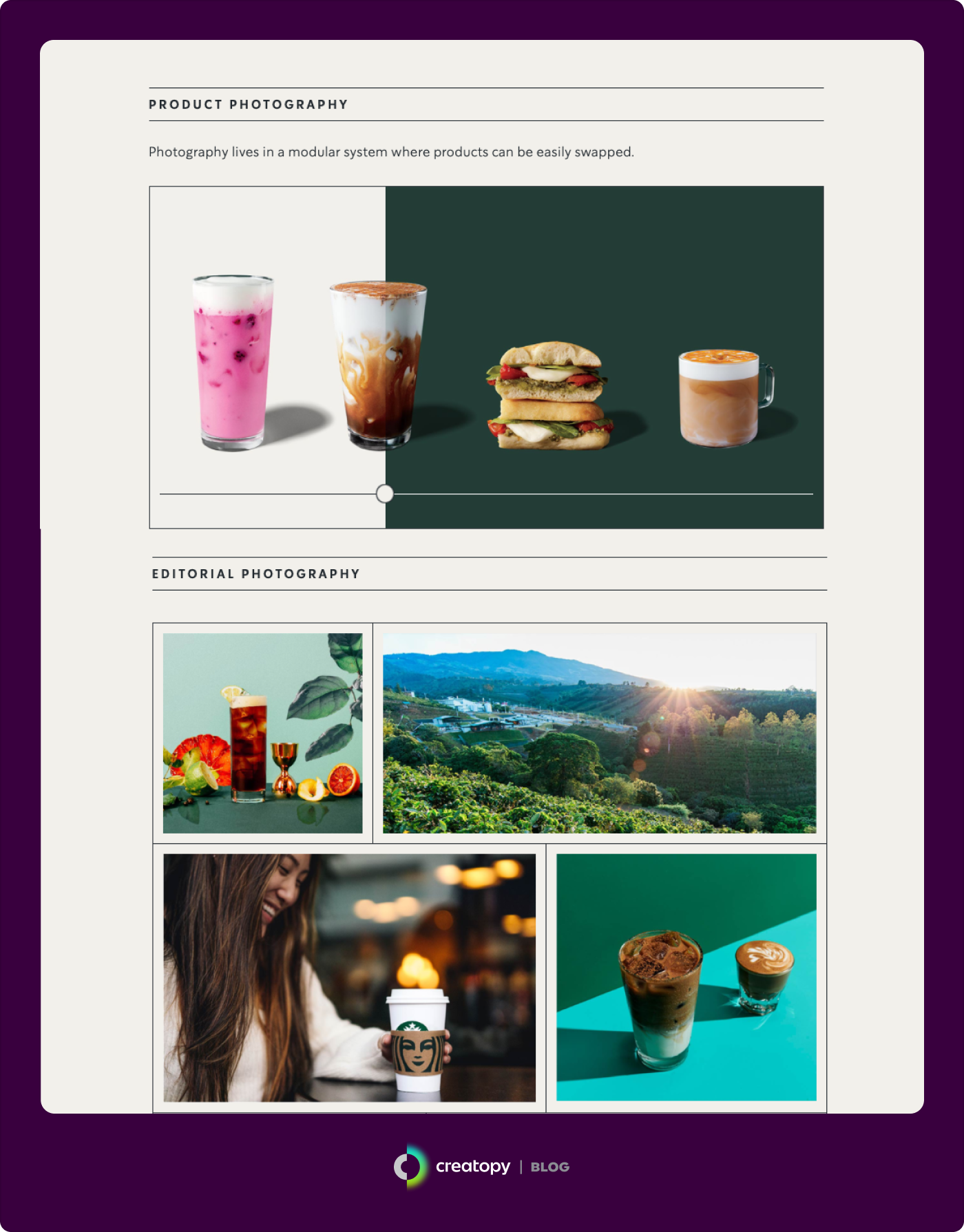 starbucks brand imagery guidelines