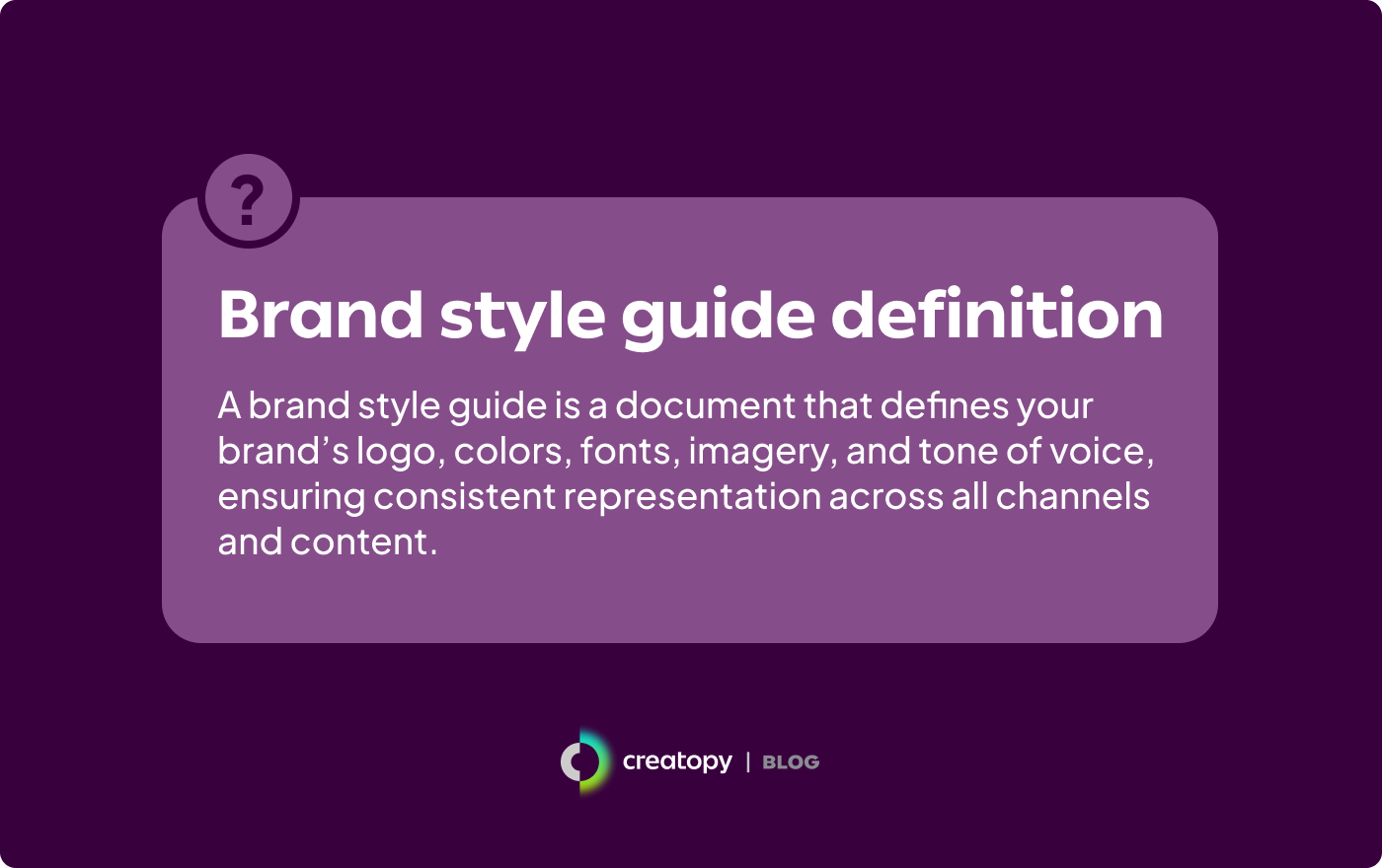 image with brand style guide definition