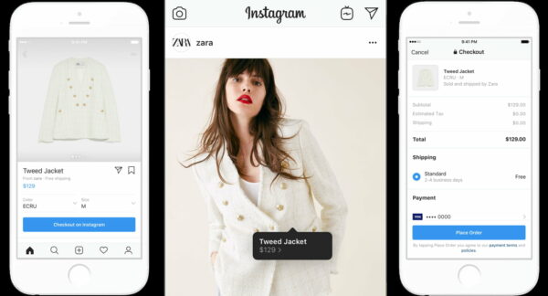 social media ecommerce instagram checkout