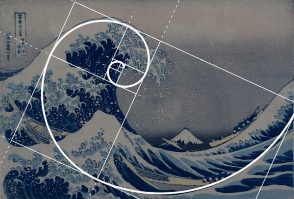 The Great Wave Off Kanagawa golden ratio