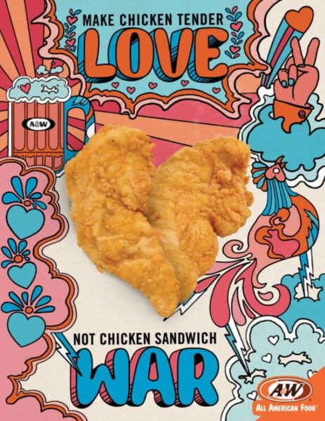 A&W valentine's day marketing campaign