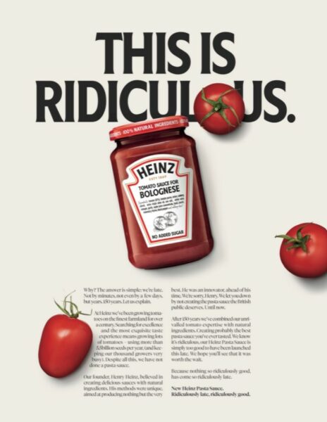 heinz ad copy this is ridiculous