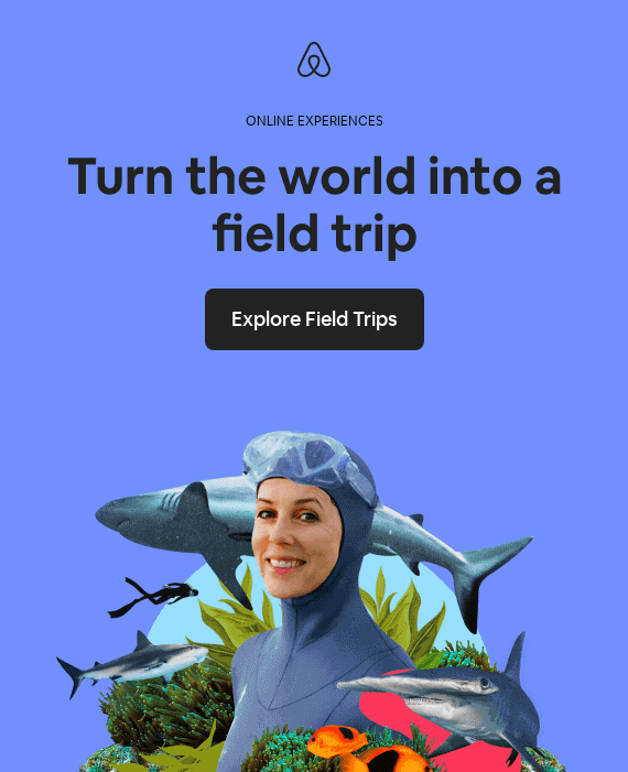 advertisements for travel airbnb newsletter ad