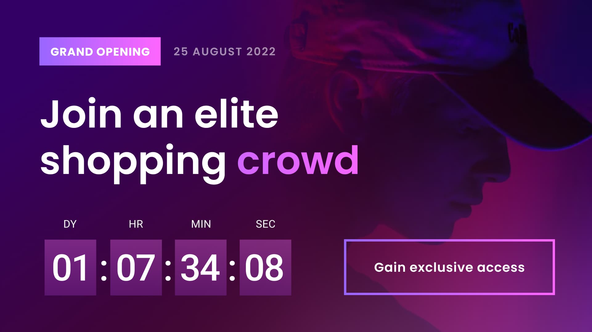 countdown widget event ad example