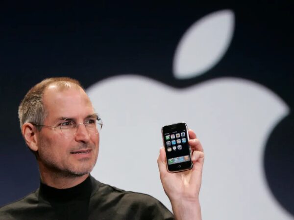 Steve Jobs announcing the very first iPhone in 2007.