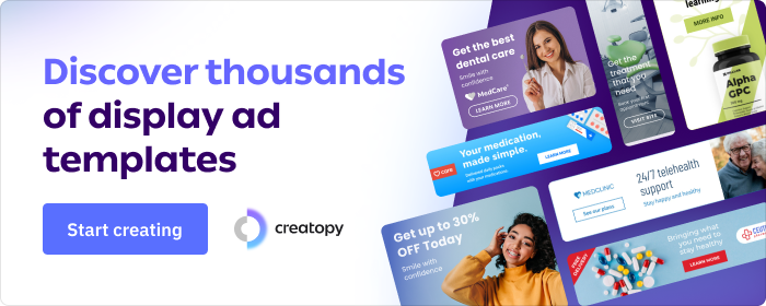Create display ads using templates