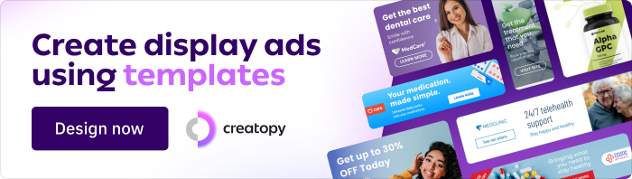 create display ads using templates