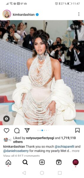 Instagram Influencer Marketing Ad Examples - Kim Kardashian 2