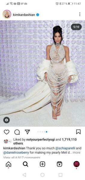 Instagram Influencer Marketing Ad Examples - Kim Kardashian 3