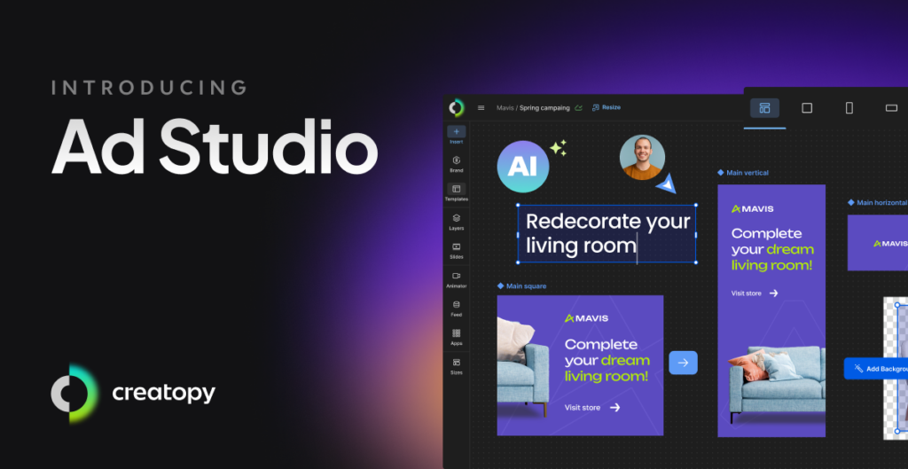 Ad Creation Meets Ai Creatopy Ad Studio