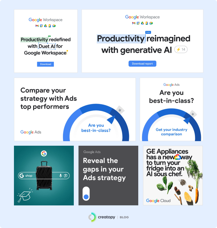 Google banner