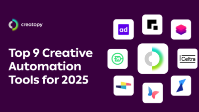A featured image for an article about the top 9 creative automation tools for 2025