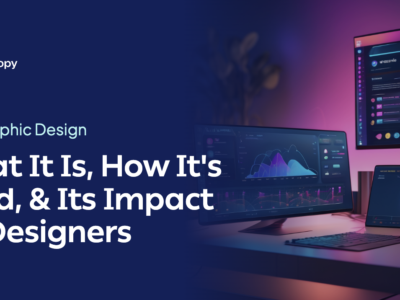 a featured image for an article describing what ai in graphic design is and how it affects designers
